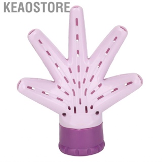 Keaostore Hair Diffuser  Palm Shaped Blow Dryer Safe Purple for Home Wavy