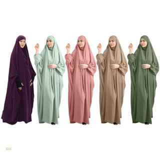 Han ชุดเดรส มีฮู้ด สไตล์อิสลาม อิสลาม วันพีช สําหรับชาวมุสลิม Abaya Kaftan