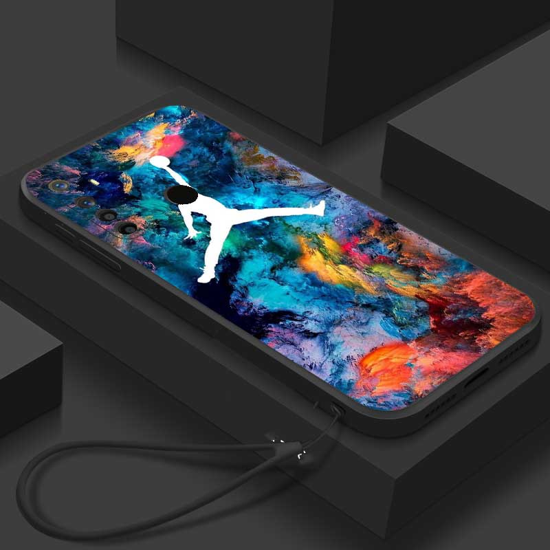 กรณีRealme 10 8 Q5 Pro 5G Q3S 7 C30 C33 C31 GT2 Pro 5G GT NBAบาสเกตบอลแนวโน้มแฟชั่นแบรนด์โลโก้Soft T