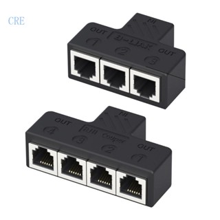 Cre RJ11 6P6C ตัวแยกสายโทรศัพท์ 1 เป็น 3 4 อุปกรณ์เสริมโทรศัพท์มือถือ