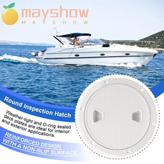 Mayshow ฝาปิดดาดฟ้าเรือสําราญสีขาวเข้าถึงเรือฟักกันลื่นเรือ 8 นิ้ว