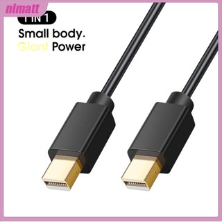 Ni Mini Dp 4k Hd Video Cable Mini Dp To Mini Dp Displayport Cable Dp อะแดปเตอร์สําหรับคอมพิวเตอร์โน๊ตบุ๊ค 4k Monitor