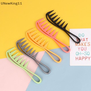 Unewking หวีซี่ฉลาม ซี่กว้าง สําหรับร้านทําผม 1 ชิ้น