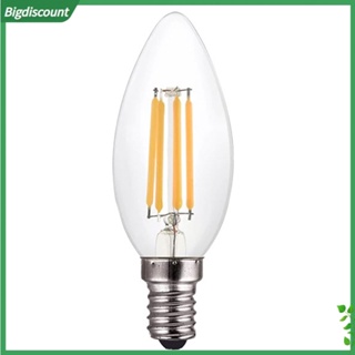 {BIG} ฐานหลอดไฟ LED C35 220V E14 4W หรี่แสงได้ ประหยัดพลังงาน