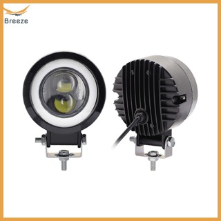 Breeze อะไหล่ไฟตัดหมอกสปอตไลท์ Led 20W 6000k กันน้ํา 3 นิ้ว สําหรับรถจักรยานยนต์ 2 ชิ้น