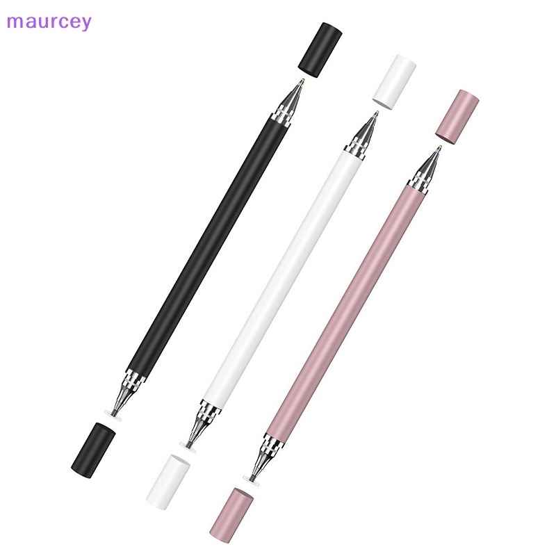 Maurcey 2 In 1 ปากกาสไตลัส สําหรับโทรศัพท์มือถือ แท็บเล็ต ทัชสกรีน ดินสอ สําหรับ Samsung Android โทรศัพท์ หน้าจอ ดินสอ TH