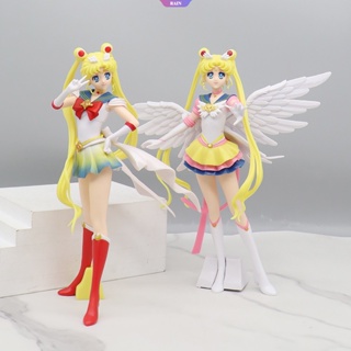 โมเดลฟิกเกอร์ PVC อนิเมะเซเลอร์มูน Tsukino Usagi เหมาะกับของขวัญ ของเล่นสําหรับเด็ก