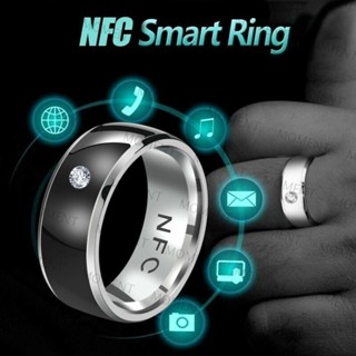 Moment แหวนนิ้วดิจิทัล สเตนเลส NFC อเนกประสงค์ กันน้ํา เชื่อมต่อได้ สําหรับโทรศัพท์ Android ผู้ชาย