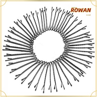 Rowans กิ๊บติดผมโลหะ สีดํา แฟชั่นสําหรับผู้หญิง 60 ชิ้น