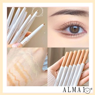 ALMA คอนซีลเลอร์ปากกา 3 สี ชุ่มชื้น ติดทนนาน แต่งหน้า ตา เครื่องสําอาง ความงาม ดินสอเขียนคิ้ว กันน้ํา