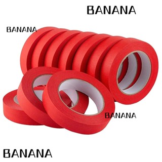 Banana1 เทปกระดาษ สีแดง 1 นิ้ว x 55 หลา สําหรับตกแต่งงานหัตถกรรม DIY 10 แพ็ก