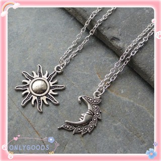 ของขวัญวันวาเลนไทน์สร้อยคอวินเทจ sun moon