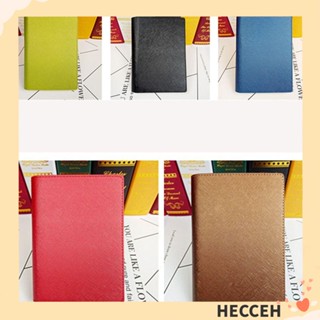 Hecceh เคสหนังสือเดินทาง หนัง PU อเนกประสงค์ แบบพกพา สําหรับผู้หญิง และผู้ชาย