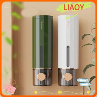 Liaoy เครื่องจ่ายสบู่เหลว แบบติดผนัง ขนาด 450 มล. สําหรับห้องน้ํา ครัวเรือน