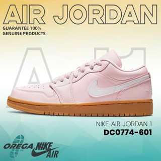 {100%แท้}Air Jordan 1 Low DC0774-601 รองเท้าผ้าใบ