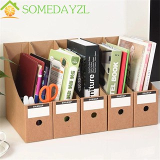 Somedayzl ที่วางแฟ้มเอกสาร เครื่องเขียน พับได้ จดหมาย หนังสือ นิตยสาร เดสก์ท็อป ออแกไนเซอร์