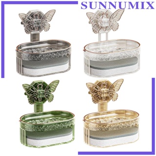 [Sunnimix] ที่วางฟองน้ํา แบบสุญญากาศ แข็งแรง พร้อมจุกสุญญากาศ สําหรับอ่างอาบน้ํา อ่างล้างจาน ห้องครัว