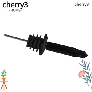 CHERRY3 ที่รินไวน์ สเตนเลส ซิลิโคน สีดํา สําหรับรินไวน์ บาร์