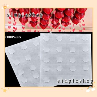 SIMPLE ลูกโป่งใส 60 จุด อุปกรณ์เสริม สําหรับติดเพดาน ปาร์ตี้