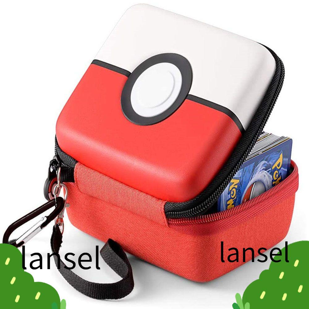 Lansel ชุดเดินทาง Pokemon เทรดดิ้งการ์ด ความจุ เก็บสะสม โปเกม่อน การ์ด Tcg กระเป๋าเก็บ ของขวัญคริสต์มาส ของเล่นเด็ก การ์ดส่องแสง กล่องเกม การ์ด Yugioh อัลบั้มการ์ดแสดงผลโปเกมอน
