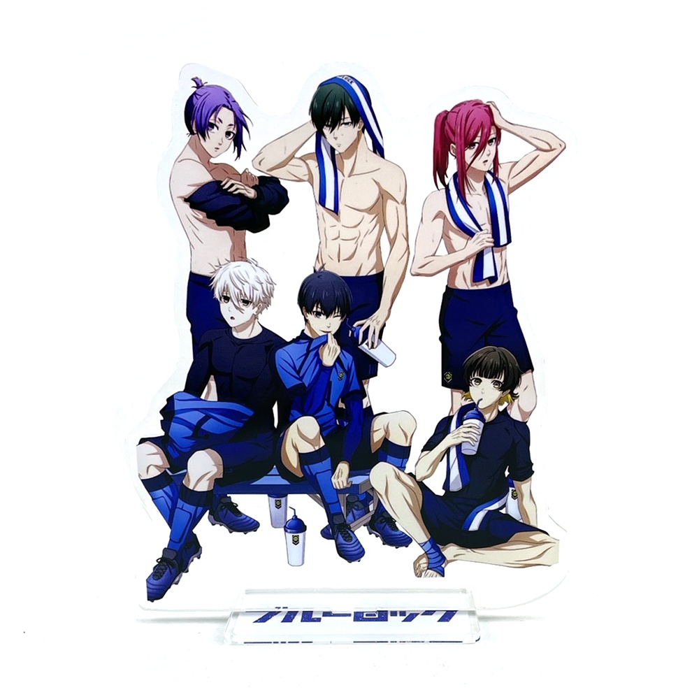 อะคริลิคเครปอะนิเมะการ์ตูนรูป Blue Lock Bachira Isagi Chigiri Kunigami Nagi
