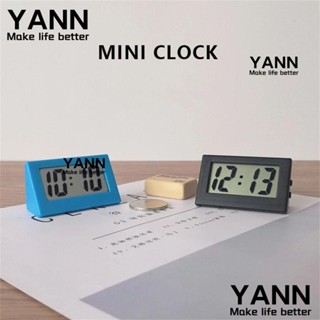 Yann นาฬิกาดิจิทัลอิเล็กทรอนิกส์ หน้าจอ LCD ขนาดเล็ก หลากสี สําหรับนักเรียน ออฟฟิศ DIY