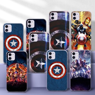 เคสโทรศัพท์ TPU แบบนิ่ม ลาย SXA5 Avengers สําหรับ iPhone SE 2020 12 Mini 13 Pro Max