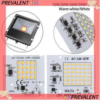 Preva ชิปไฟฟลัดไลท์ LED พลังงานสูง 220V อินพุต SMD2835 1 ชิ้น