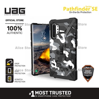 Uag Pathfinder SE Camo Series เคสโทรศัพท์ สําหรับ Samsung Galaxy Note 10 Plus พร้อมฝาครอบป้องกัน - สีขาว