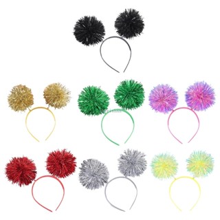 Ch*【พร้อมส่ง】ที่คาดผม รูปเด้ง แวววาว เหมาะกับเทศกาลปีใหม่ สําหรับผู้ใหญ่ ทุกเพศ ทุกวัย