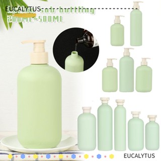 Eutus ขวดจ่ายสบู่เหลว โลชั่น พลาสติก ทรงกลม กันสนิม สําหรับห้องครัว ห้องน้ํา