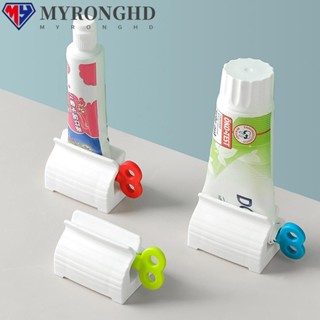 Myronghd เครื่องบีบยาสีฟัน แบบพลาสติก สําหรับห้องน้ํา