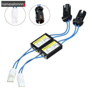 Nanasn| ตัวต้านทานแคนบัส LED 12V 501 T10 W5W DC 12V A5X7 2 ชิ้น