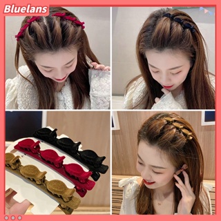 【 Bluelans 】กิ๊บติดผม สเตนเลส ยืดหยุ่น แบบพกพา น้ําหนักเบา สีพื้น สําหรับผู้หญิง