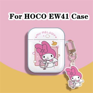 【จัดส่งรวดเร็ว】สําหรับ Hoco. เคสหูฟัง แบบนิ่ม ลายการ์ตูน EW41 สําหรับ HOCO EW41