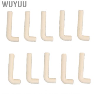 Wuyuu 10pcs Hearing Aids Tube L Shaped Replacement Amplifier Receiving for  p