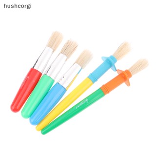 [hushcorgi] ใหม่ พร้อมส่ง แปรงทาสีน้ํามัน สีน้ํา สําหรับเด็ก 2 3 ชิ้น