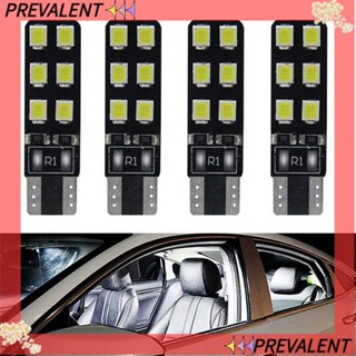 Preva หลอดไฟติดป้ายทะเบียนรถยนต์ LED 12V 2835 12SMD 4 ชิ้น 4 ชิ้น