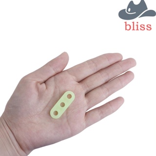 Bliss บักเกิลปรับสายเชือกเต็นท์ พลาสติก เรืองแสง กันลื่น อเนกประสงค์ สําหรับตั้งแคมป์ 10 ชิ้น