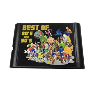 ตลับเกม 196 In 1 สําหรับ SEGA GENESIS MegaDrive 16 Bit
