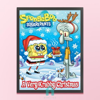 ชุดปักครอสติช ผ้าฝ้าย 11CT ลาย Spongebob DIY [Acelit.th]