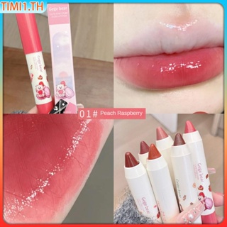 Gege Bear 6 Color Lipstick Mirror Moisturizing Water Light​​​ Soft Mist Waterproof Long Lasting Lip Liner | ลิปไลเนอร์ เวลา1