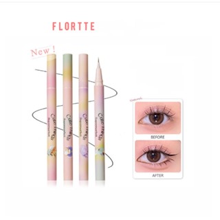 Flortte อายไลเนอร์ เนื้อลิขวิด กันน้ํา กันเหงื่อ ไม่เลอะง่าย