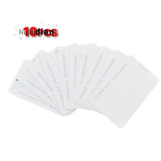 การ์ดพร็อกซิมิตี้ RFID 125Khz 1.9 มม. สีขาว 10 ชิ้น
