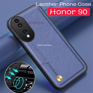 เคสโทรศัพท์มือถือหนัง PU นิ่ม TPU กันกระแทก ปิดด้านหลัง สําหรับ Huawei Honor 90 pro Lite 90pro 90lite Honor90pro Honor90lite 2023