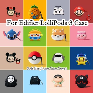 พร้อมส่ง!  เคสหูฟัง แบบนิ่ม ลายการ์ตูน สําหรับ Edifier LolliPods 3 Edifier LolliPods 3