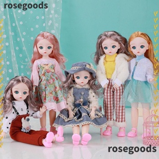 Rosegoods1 ชุดเดรสเจ้าหญิง หลายสไตล์ 1/6 BJD อุปกรณ์เสริม สําหรับตุ๊กตา