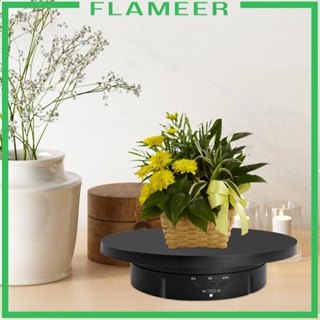 [Flameer] แท่นวางโชว์เค้กไฟฟ้า หมุนได้ พร้อมรีโมตคอนโทรล ปรับความเร็วได้ สําหรับโมเดลเค้ก