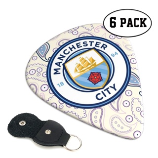 Manchesters City ปิ๊กกีตาร์ 0.71 มม. สําหรับกีตาร์ไฟฟ้า เบส และอะคูสติก 6 แพ็ค