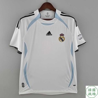 เสื้อโปโลแขนสั้น Adidas คอกลม แบบแห้งเร็ว ทีมฟุตบอล Real Madrid 22-23